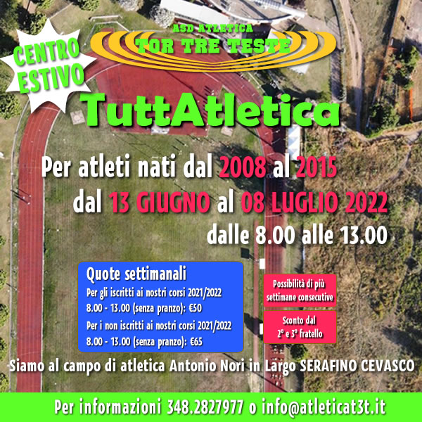 Centro Estivo TuttAtletica